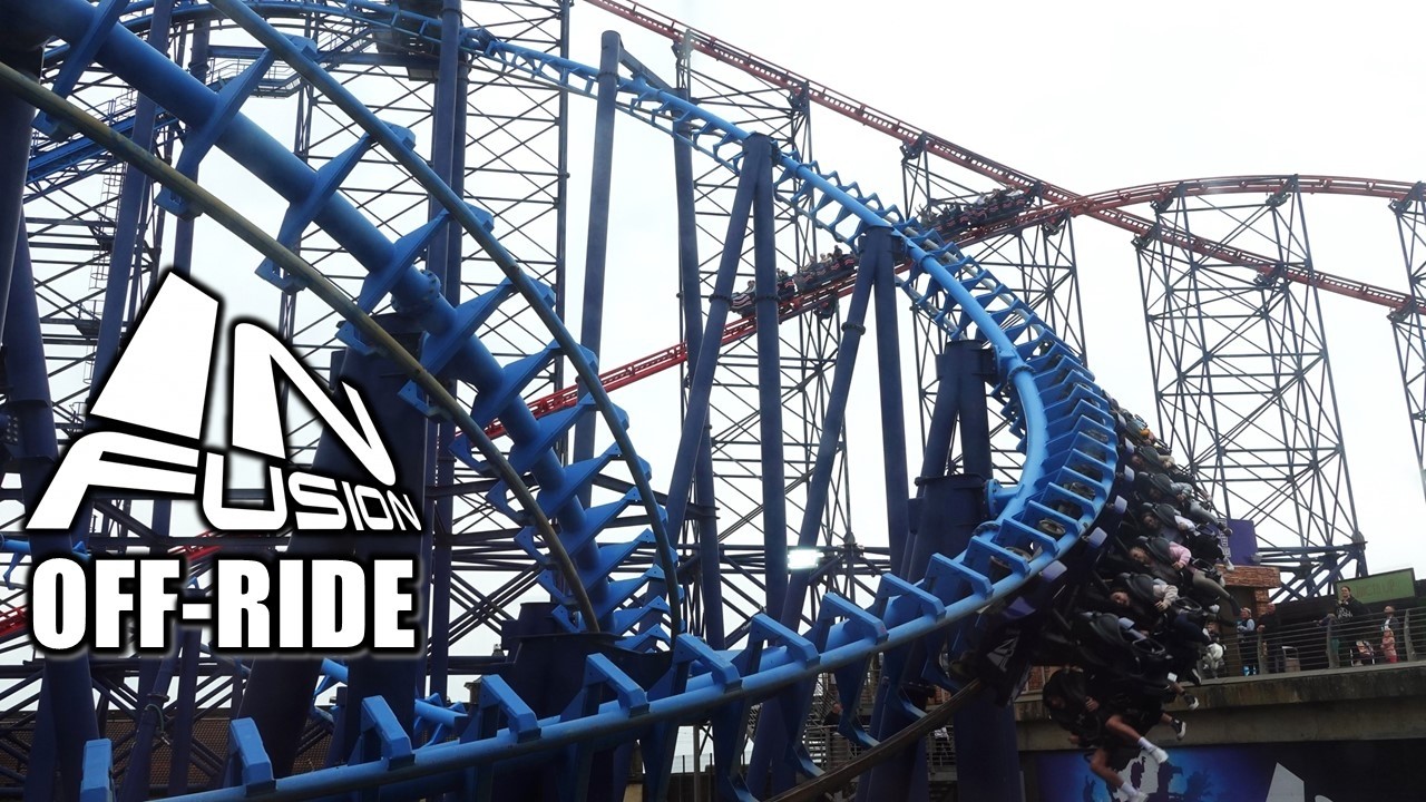 Infusion Off-Ride Footage, Blackpool Pleasure Beach Vekoma SLC | Non-Copyright