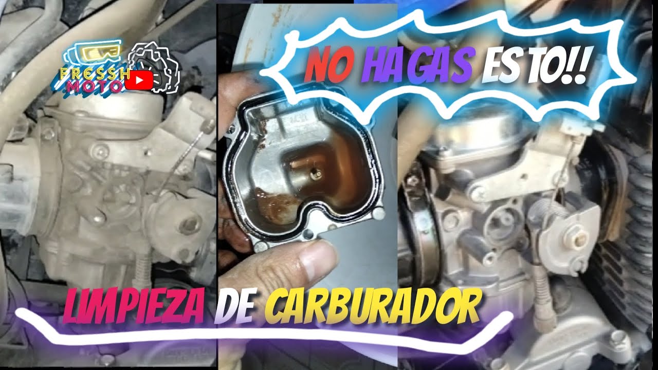 cómo hacer limpieza del carburador ✨👌,honda invicta,😱 motovlogs, funciona!