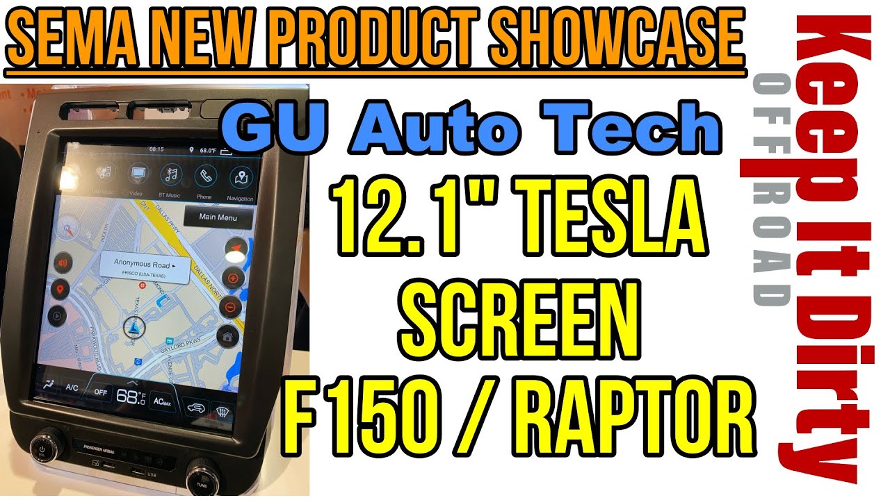 Tesla Screen for F150 & Raptor - GU AutoTech 12.1 screen & infrared camera
