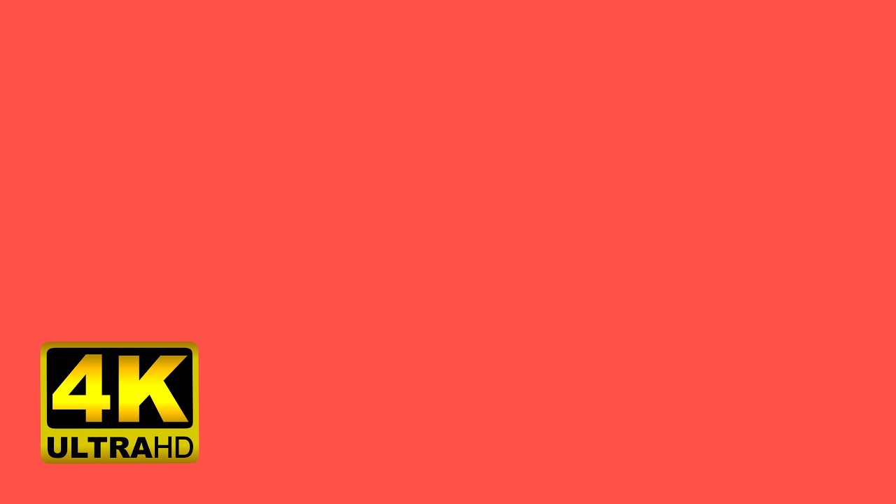 RED ORANGE screen 🌈 led lights 10 hours - 4k