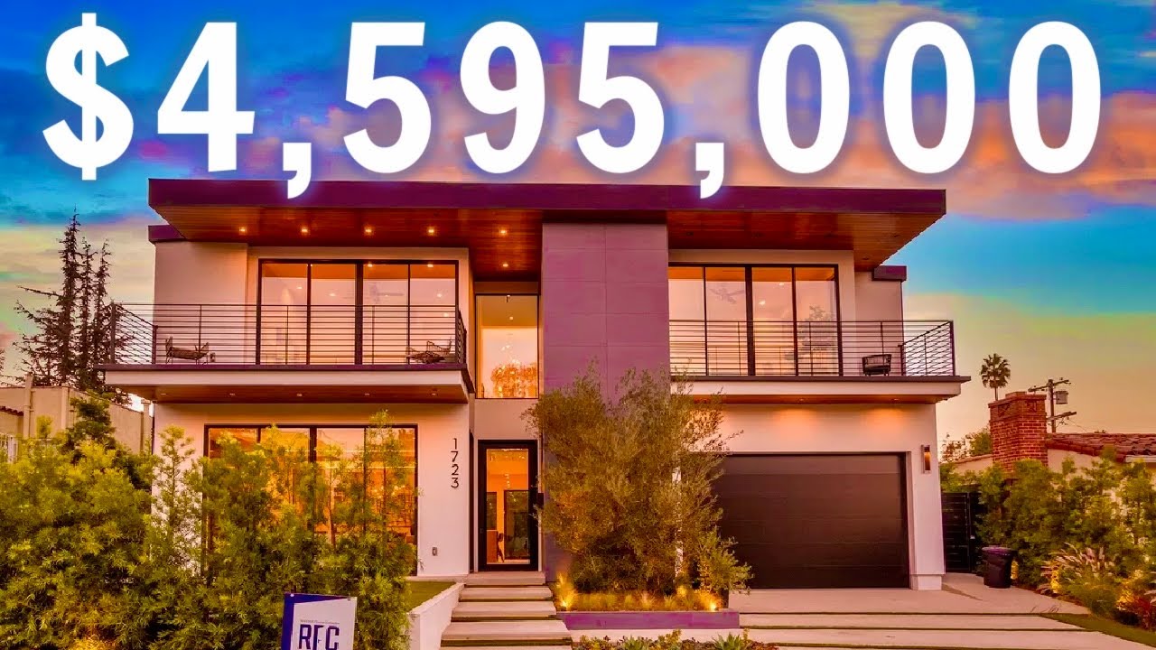 TOURING A $4,595,000 3-STORY MODERN MANSION | Los Angeles Mansion Tour