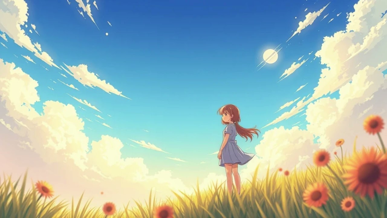 夏の草原と少女🌻‼︎ LOFI short sound