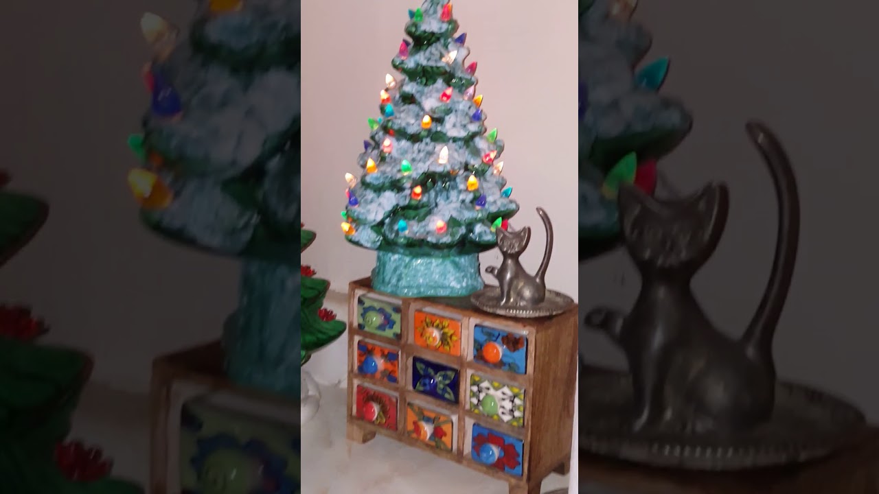 Vintage Ceramic Christmas Trees  Our Little Treasures