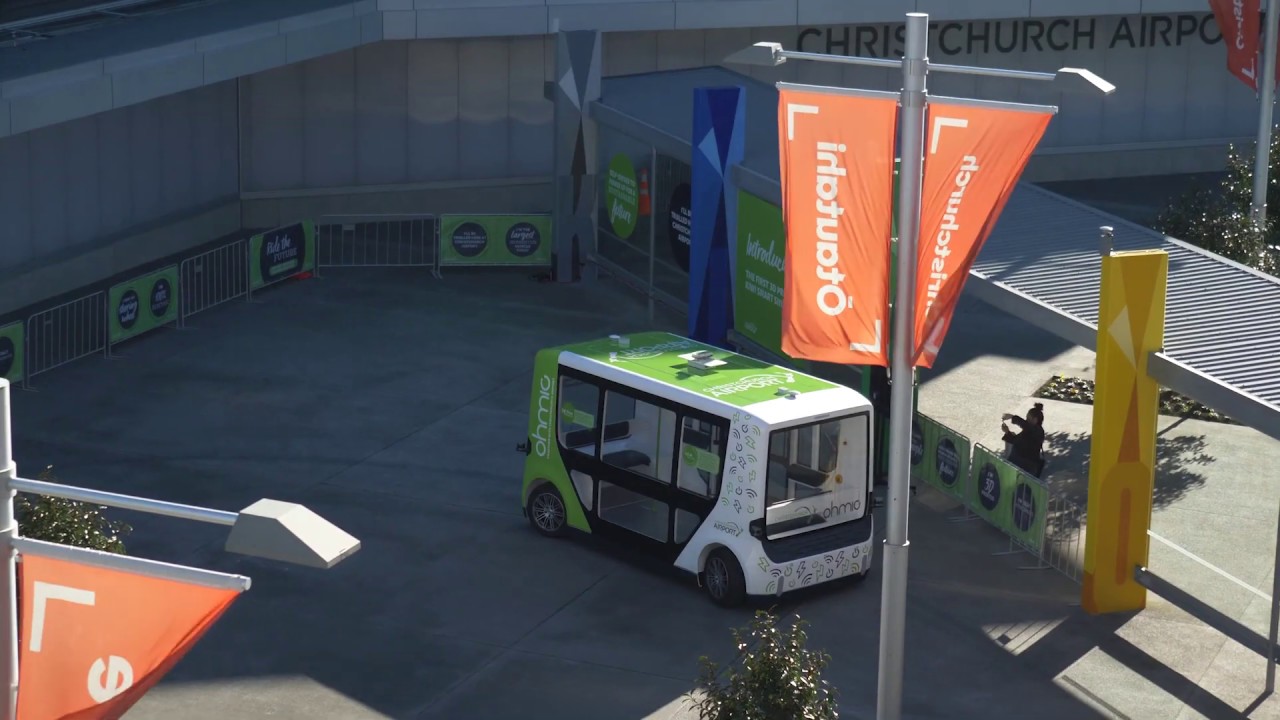 First New Zealand autonomous shuttle debuts at Christchurch Airport