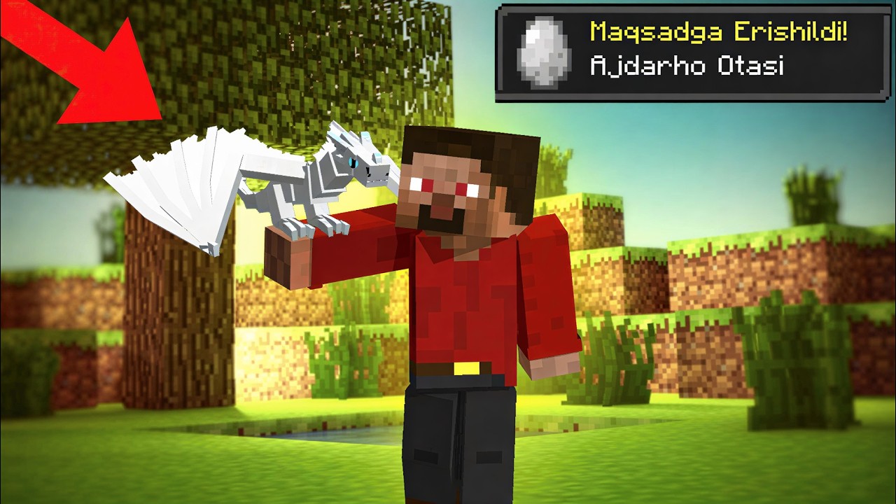 Minecraft lekin Men Muz va Olov modida yashab qoldim! #1