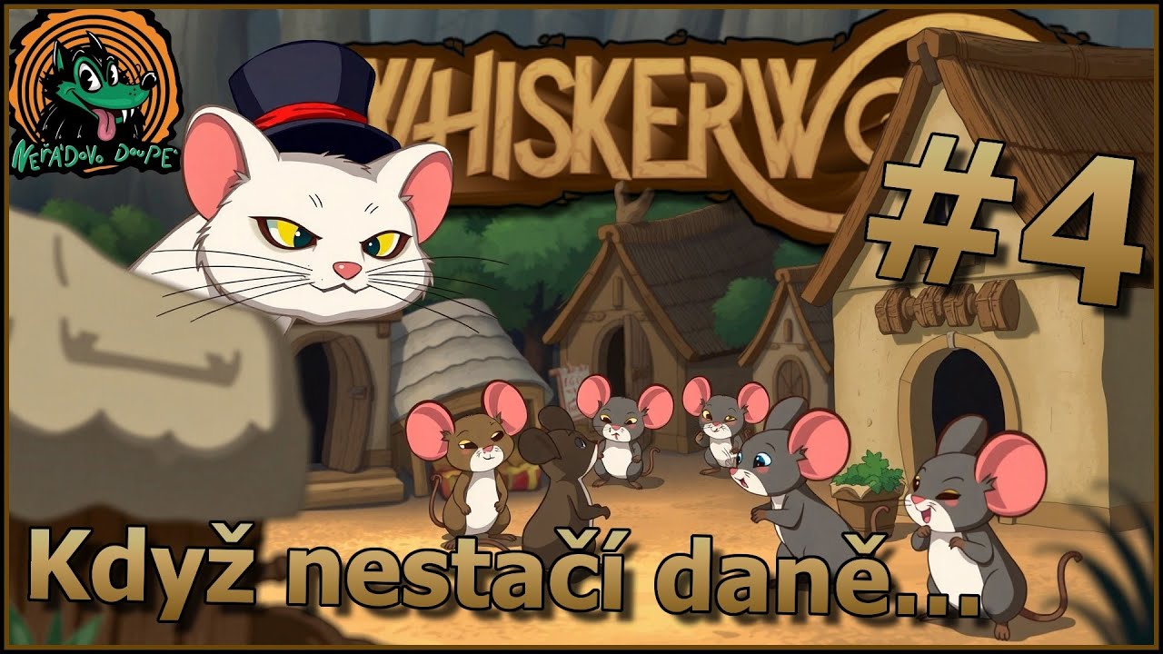 🏡Whiskerwood | Kočičí drábové přitvrzují🐭🚨#4 CZ/SK