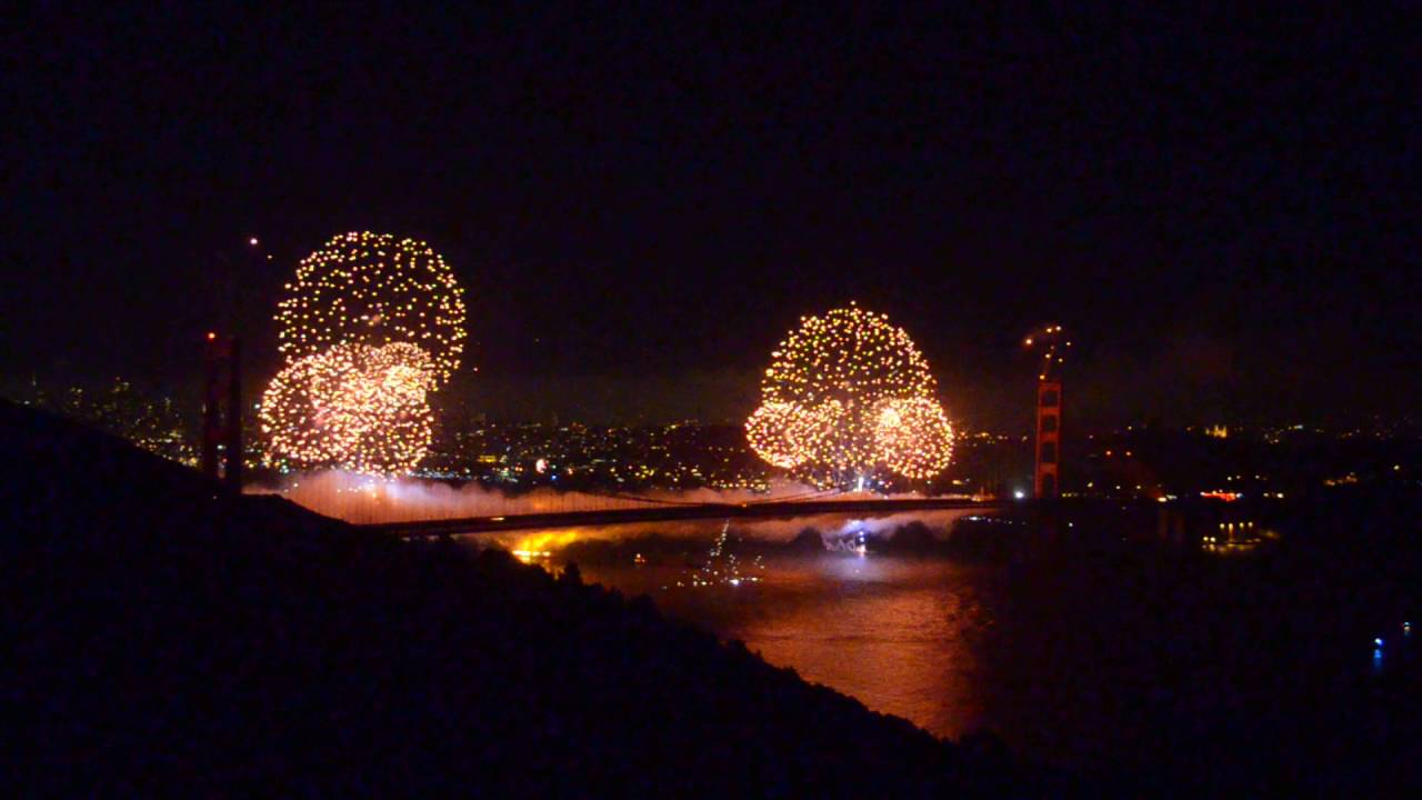 Golden Gate Bridge 75th Anniversary Fireworks Full Show (2012)