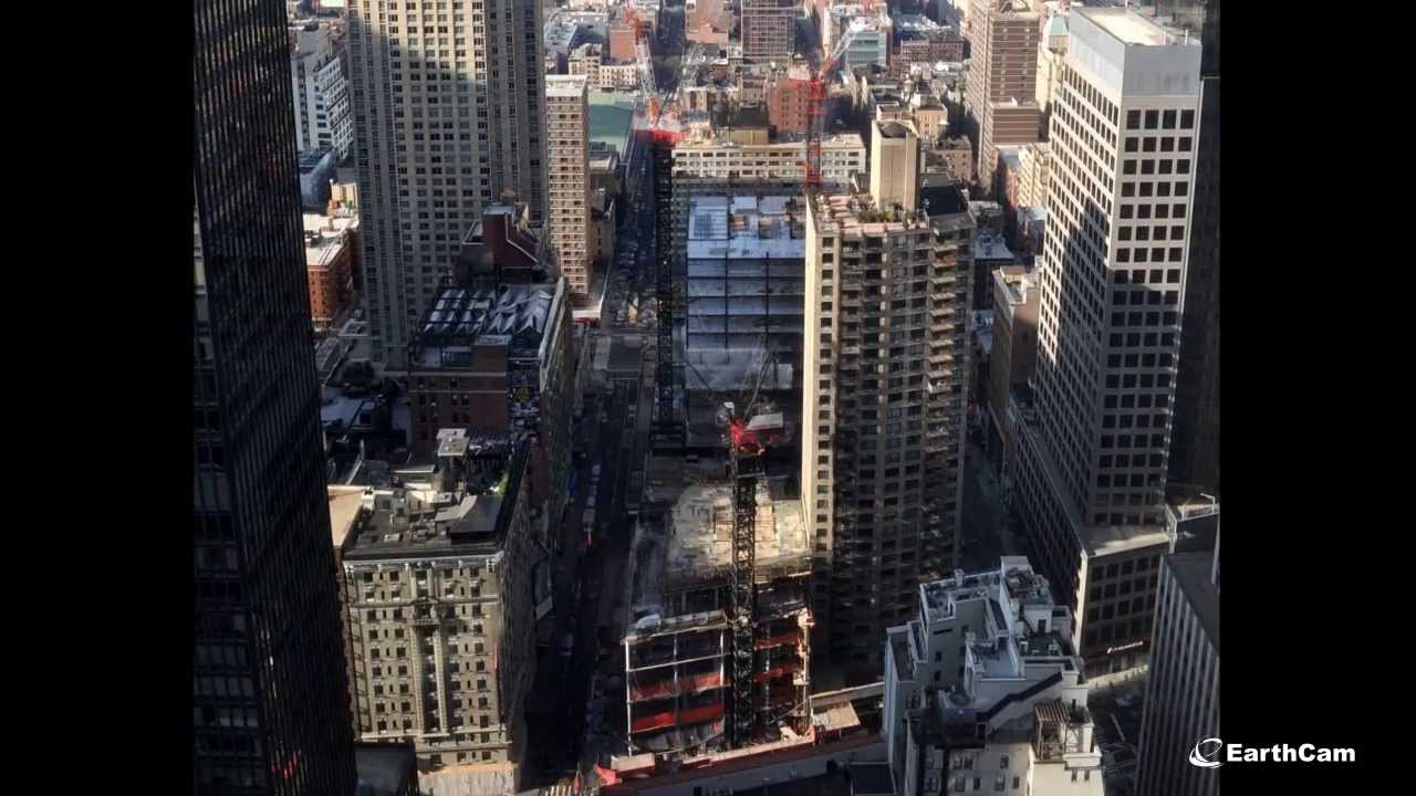 Tallest Hotel in North America: Marriott Construction Time-Lapse Movie