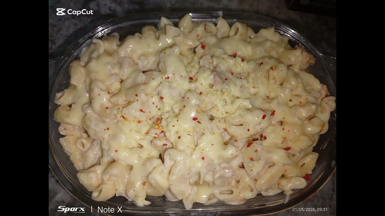 Chicken cheese pasta | creamy cheese pasta| white sauce pasta|😋