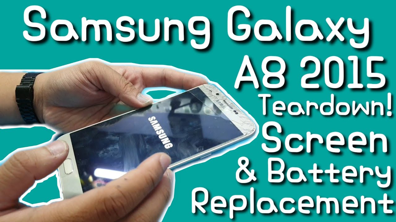 Samsung Galaxy A8 (A800F) Teardown! - Disassembly Screen & Battery Replacement