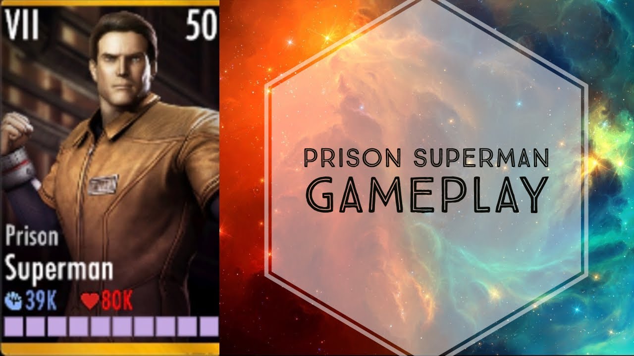Injustice Gods Among Us- Prison Superman Gameplay Elite VII