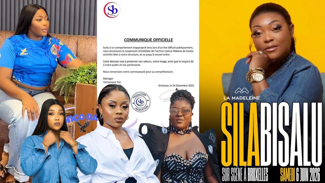 URGENT ACTRICE LEANCE DE SB,DEMANDE PUBLIQUEMENT PARDON &Agrave; SILA BISALU ET L'&Eacute;QUIPE, MICHOU,NAOMIE ❤️