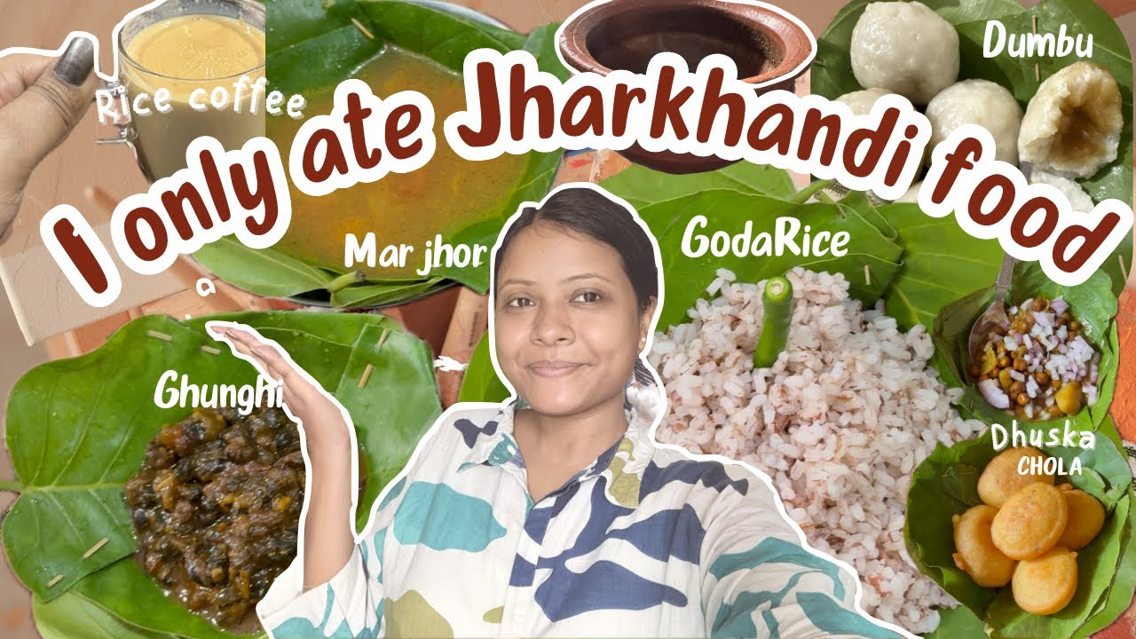 I ate Jharkhandi food for 24 Hours 🥗