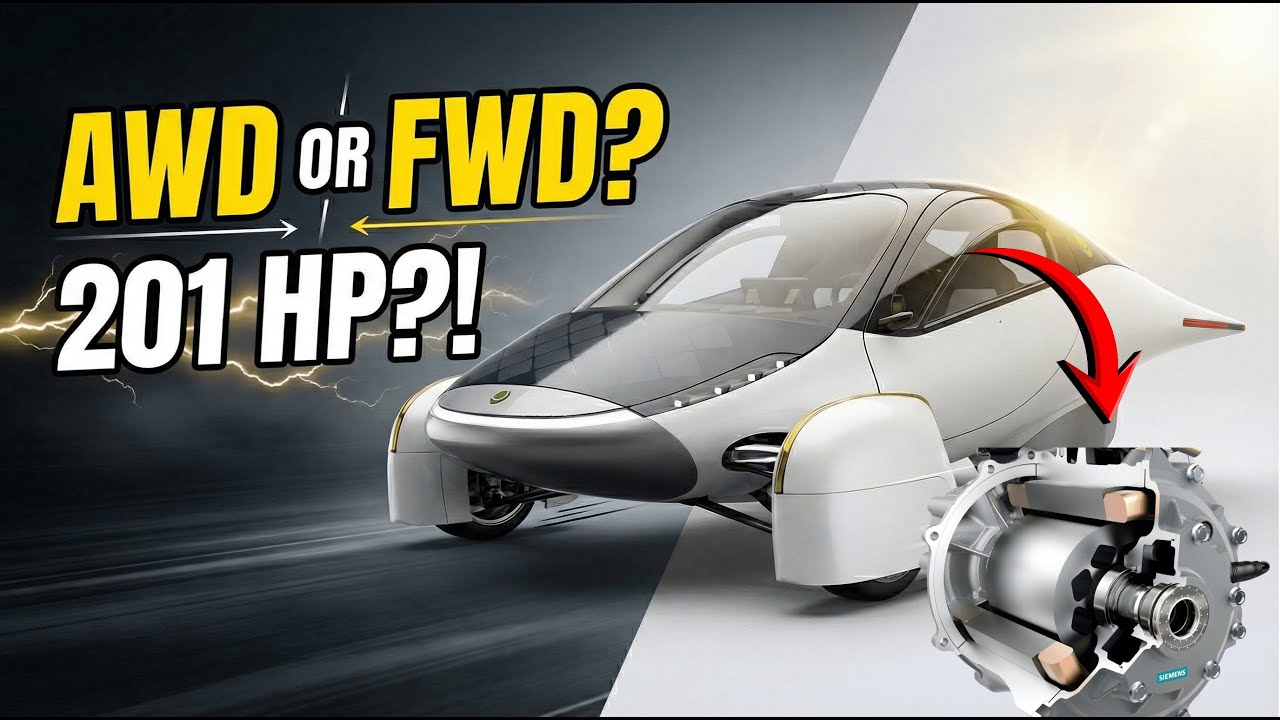 Aptera Solar EV Explained: FWD vs AWD, 0&ndash;60 Times, Range, and Real-World Efficiency