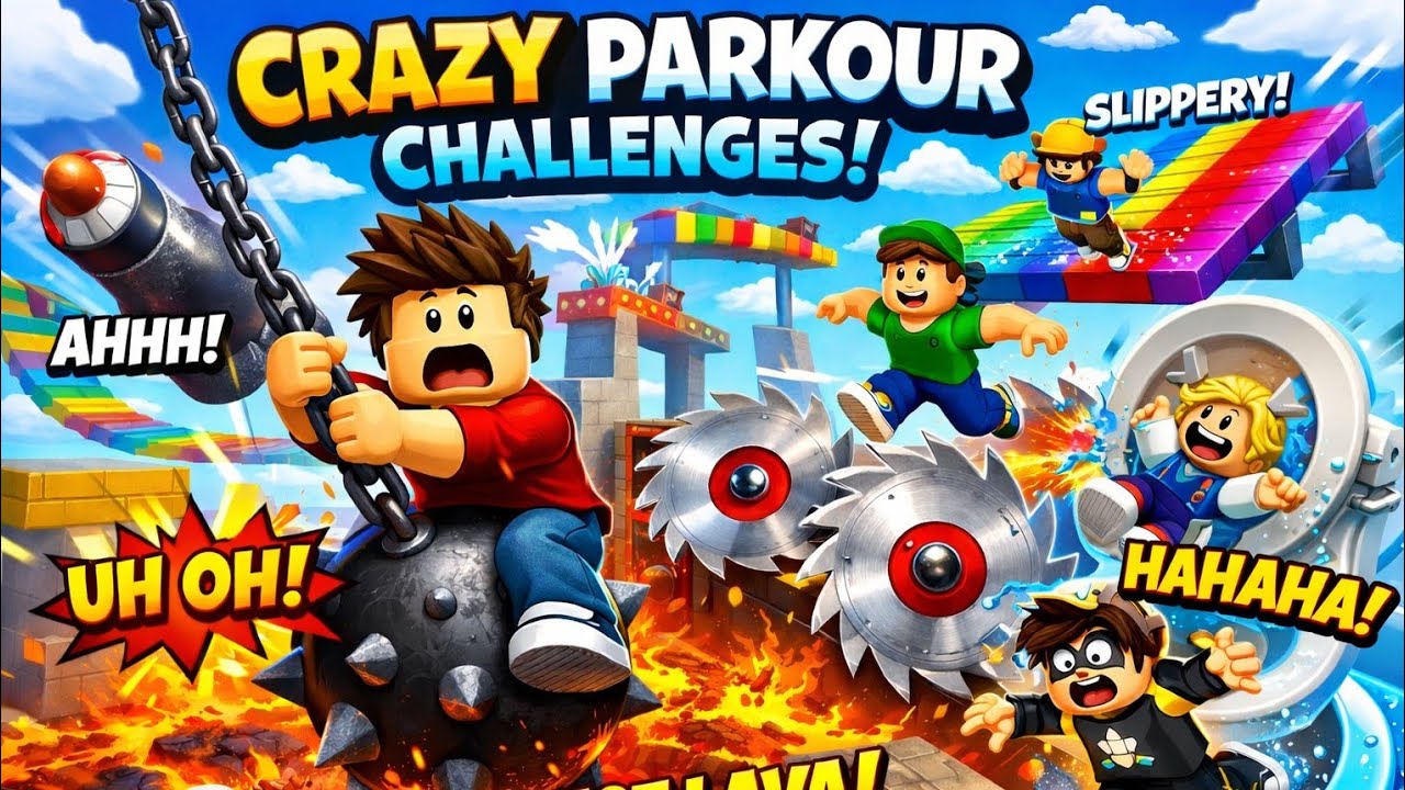 I Tried The FUNNIEST Roblox Parkour Ever! 🤣