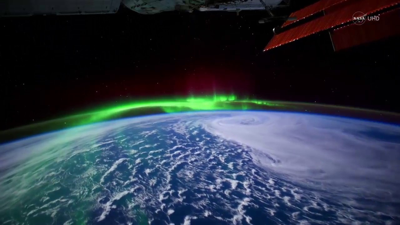 VIDEO DE LA NASA IMPRESIONANTE AURORA BOREAL DEL ESPACIO HD