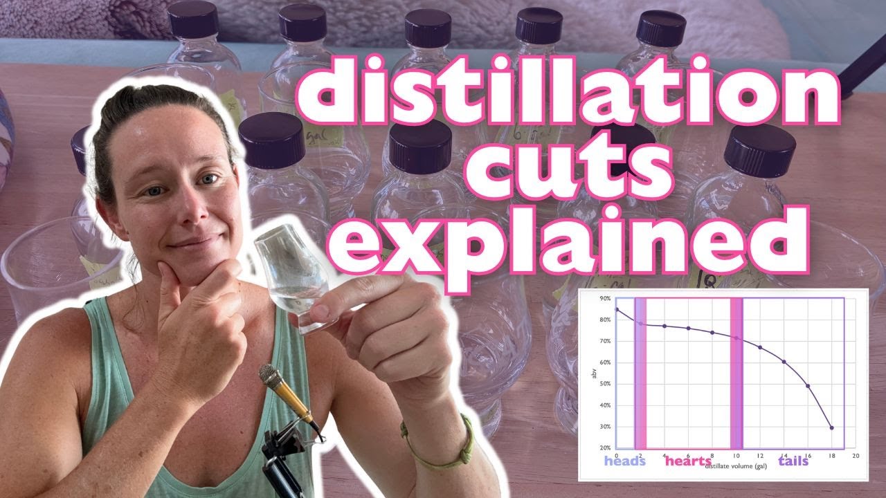 How to choose HEADS, HEARTS, & TAILS for pot distilled rum! Distillation cuts explained!