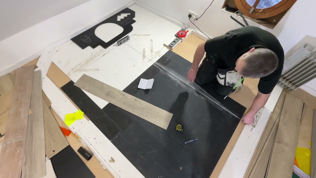 MAWBOARDS HIW TO FIT STRAIGHT LAY THE BASICS PART 1#amtico #karndean #herringbone