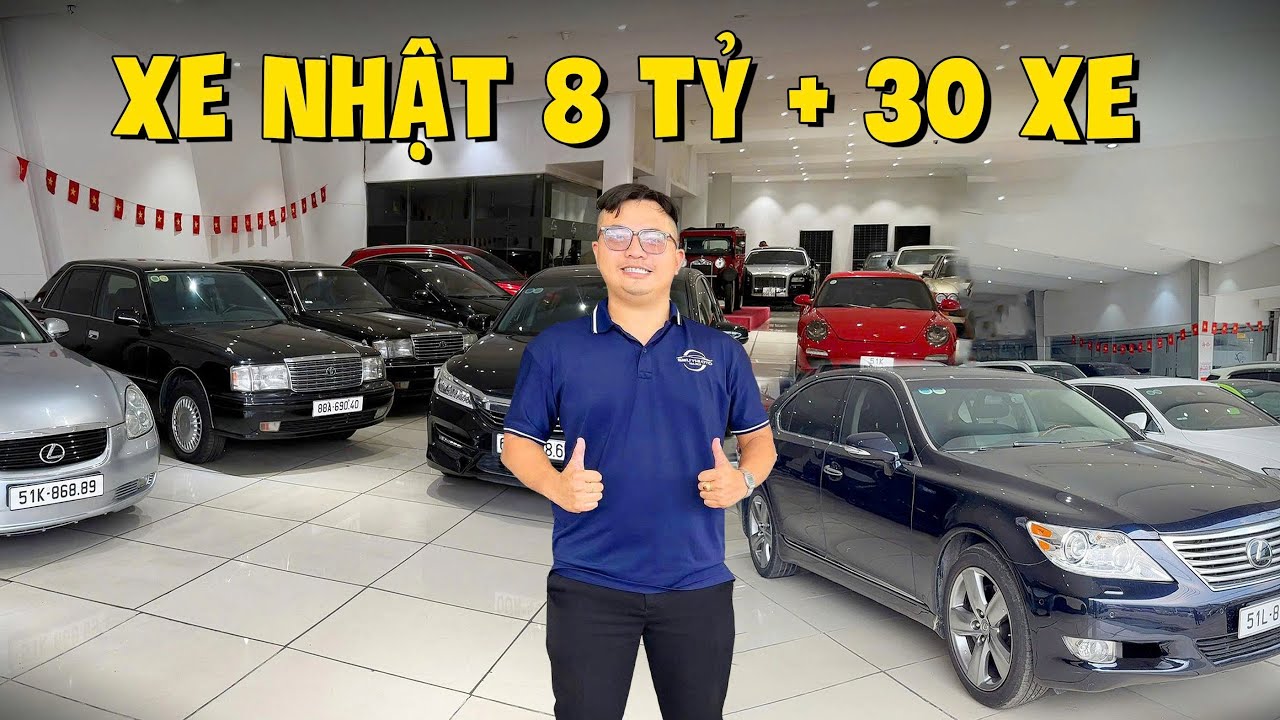 Cập bến Xe Sang 8 TỶ "LEXUS LS460L" nhập đàn 30 Xe Lướt Bán Tết!