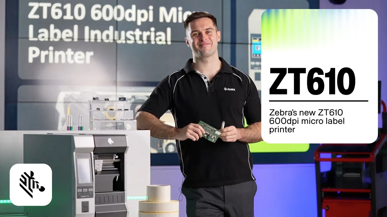 Zebra's new ZT610 600dpi Micro Label Printer | Zebra