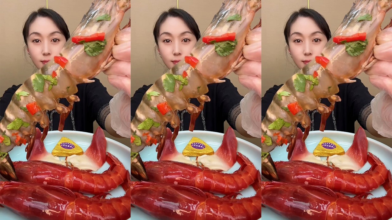 Mostly and biggest Lobster& red shrimp 대부분 가장 크고 큼직한 랍스터와 붉은 새우| Mala먹방 #014