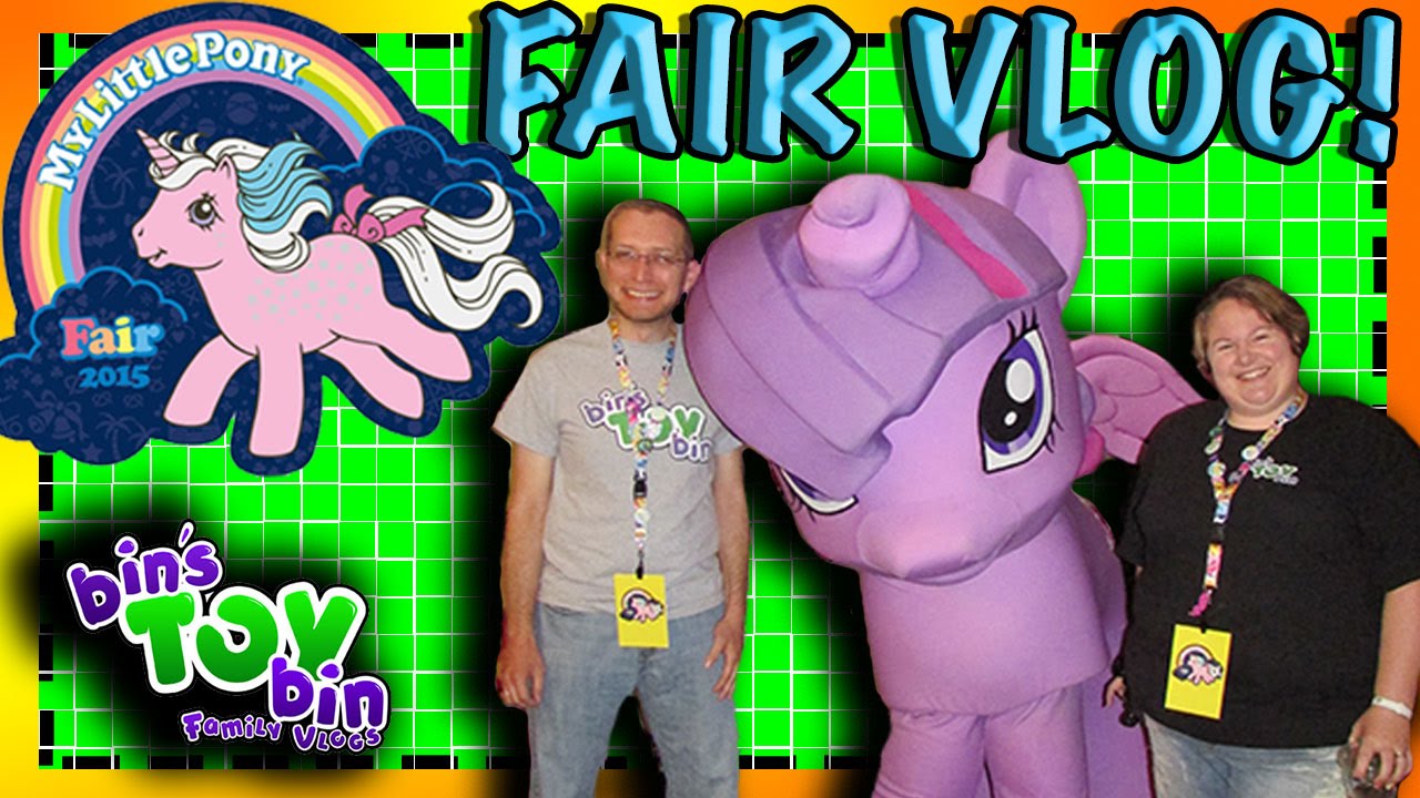 Видеоблог My Little Pony Fair 2015 от Bin's Toy Bin!! Пони, пони, пони! 26-27 июня 2015 г.