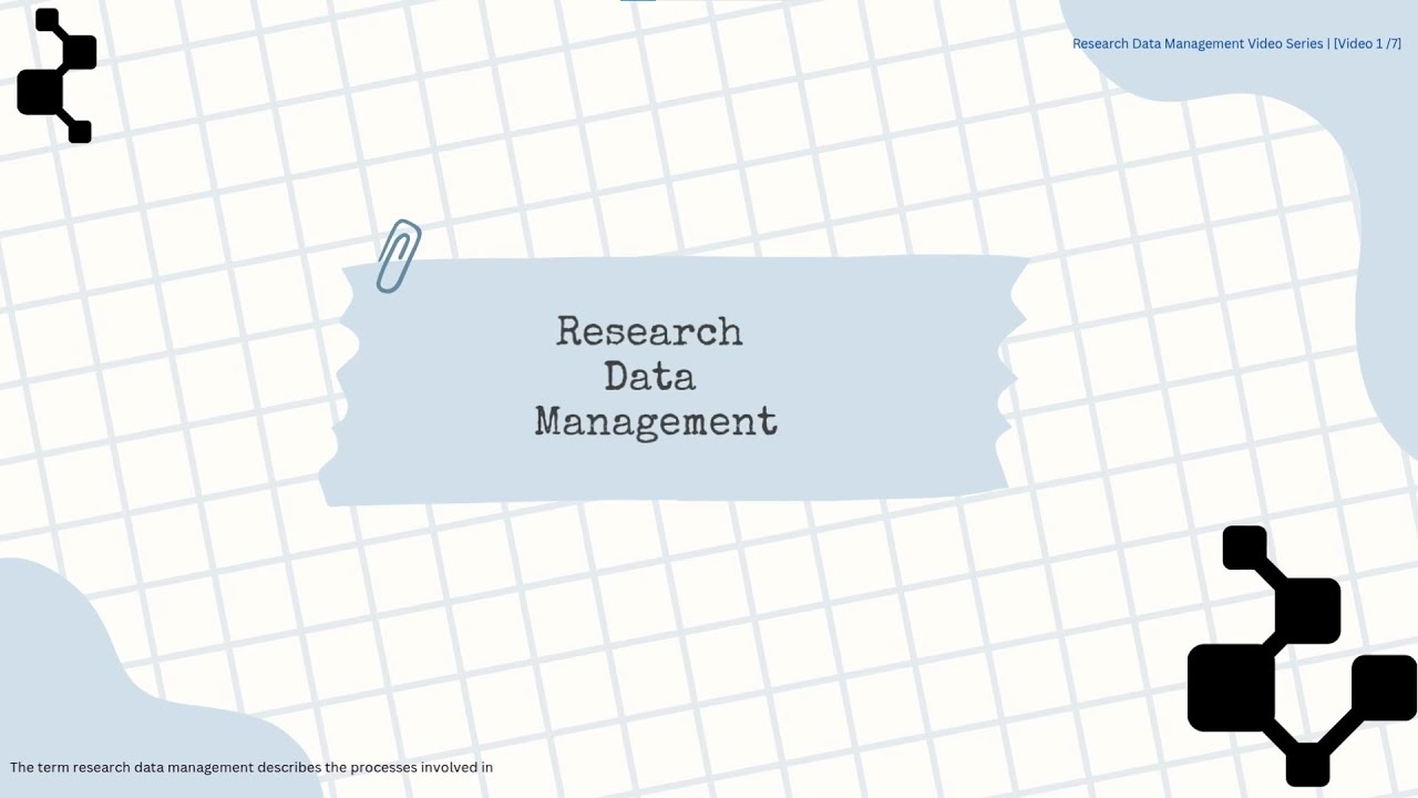 1. Research Data Management