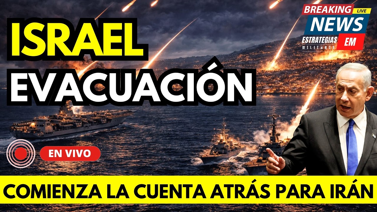 🚨 NOTICIAS IRÁN EVACUACIONES EN ISRAEL LA GUERRA COMENZARA MUY PRONTO