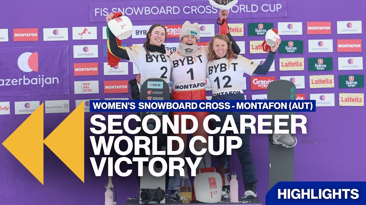Victory for Sina Siegenthaler, yellow bib for Charlotte Bankes | Highlights | FIS Snowboard
