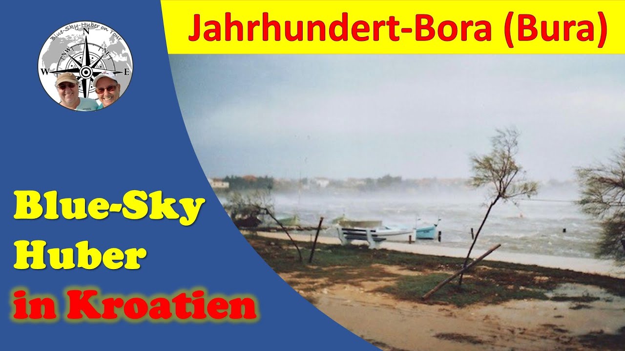 Jahrhundert-Bora mit Murenabgang