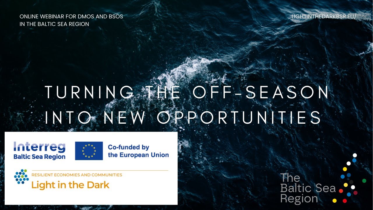 Turning the off-season into new opportunities | Webinar for DMOs and BSOs in the Baltic Sea Region