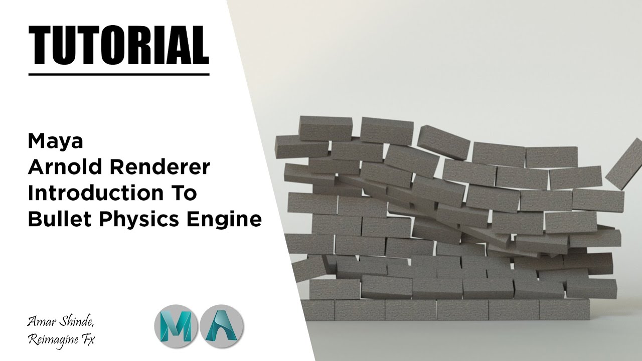 Introduction To Bullet | Maya And Arnold Renderer | Tutorial