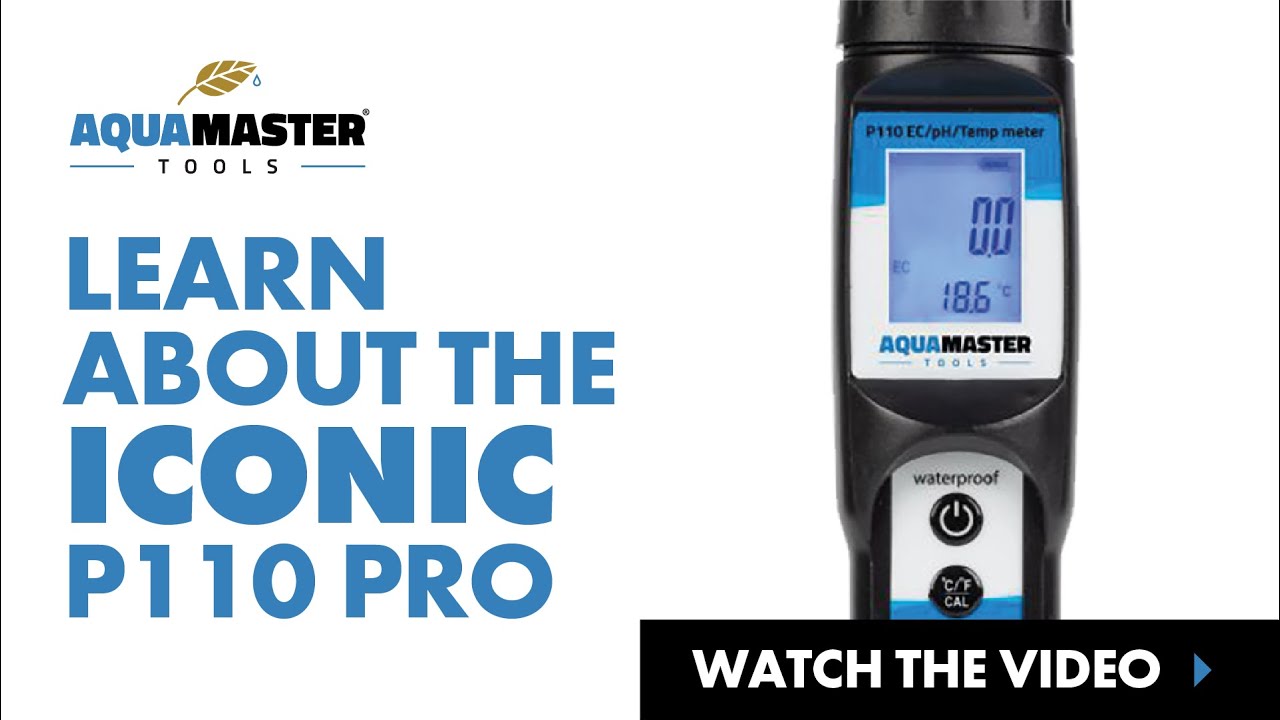 Aqua Master P110 Pro | EC, pH and Temperature Meter | Aqua Master