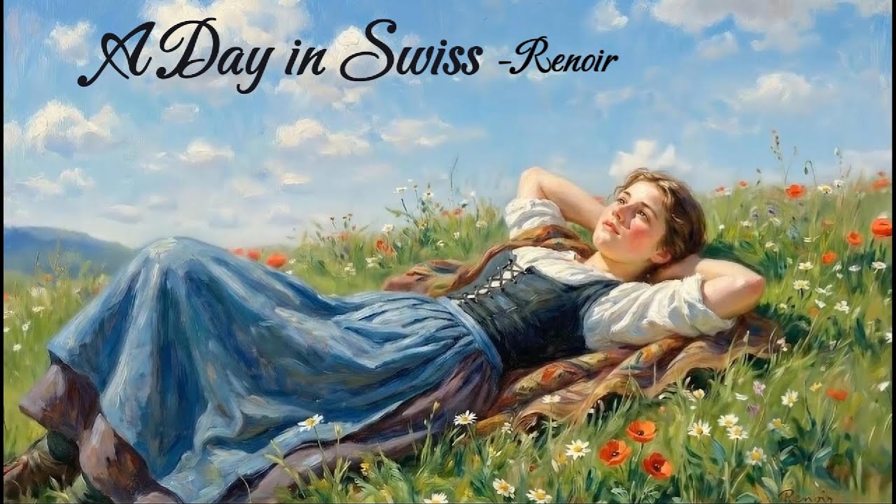 Visual Poems | A Day in the Alps: Renoir-Style   [art, Swiss, landscape, relax, visual, poem]