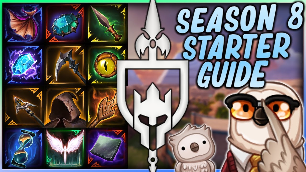 SMITE SEASON 8 STARTER ITEM GUIDE! WHAT TO BUY! | Incon | Smite