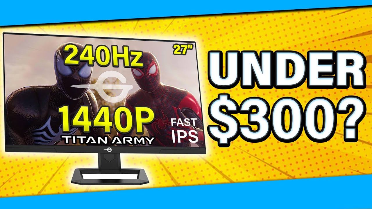 Игровой монитор Titan Army P2710S с частотой 240 Гц и разрешением 1440P за 220 долларов &mdash; это выг...