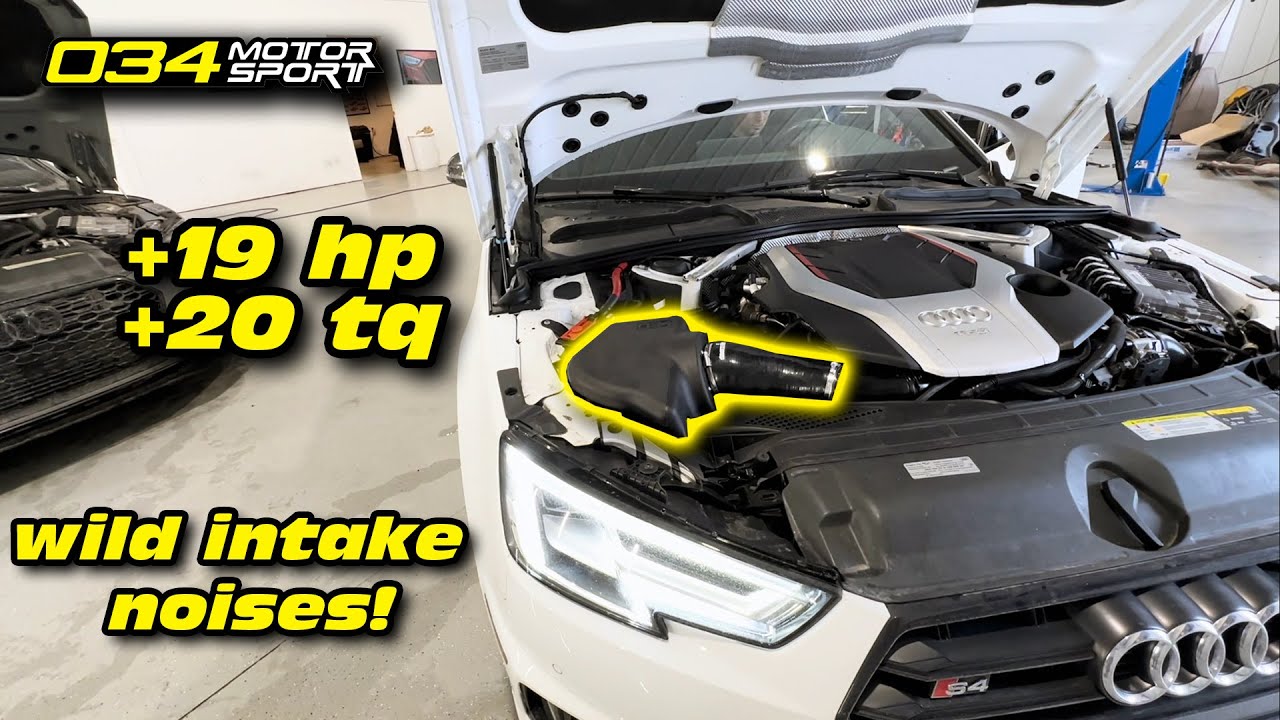 Intake Install! 034 Motorsport P34 Cold Air Intake Install For My B9 Audi S4