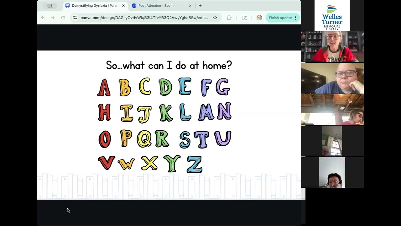 Virtual Lunch & Learn: Demystifying Dyslexia