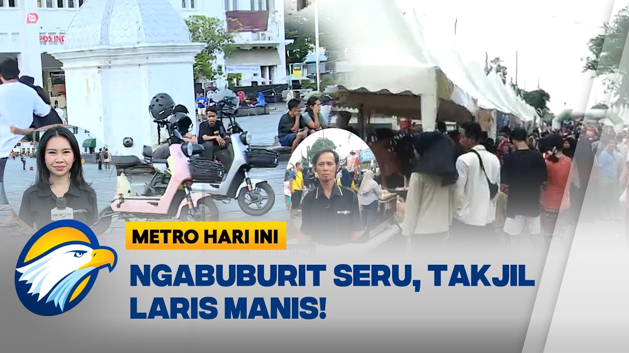 Live Report! Warga Serbu Takjil di Kota Tua Jakarta! - [Metro Hari Ini]