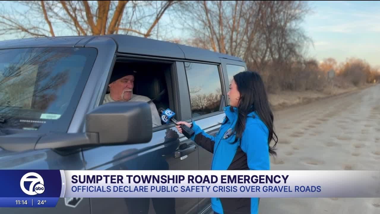 Sumpter Township declares emergency over hazardous gravel roads, calls on Wayne County to act