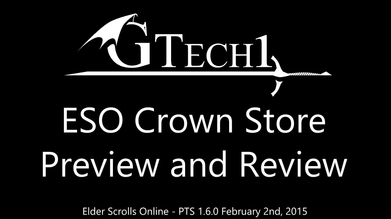 ESO Crown Store Preview 1.6 - February 2nd, 2015