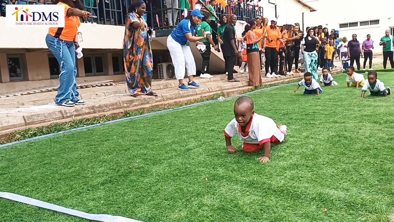 Dawn Michaels School [DMS] Sports Festival 2025 Toddler Crawling Race | House vs House Showdown!