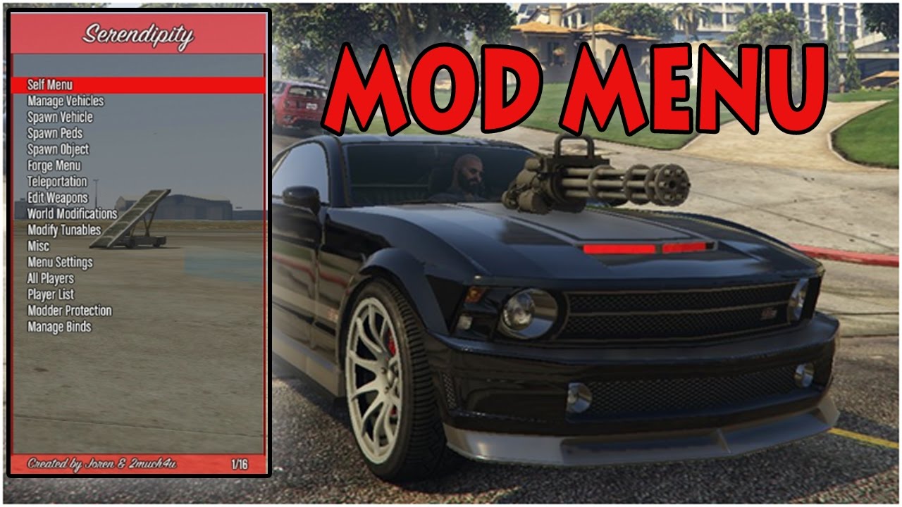 GTA 5 MOD MENU - SERENDIPITY 4.7 w/ Give Lobby RP!