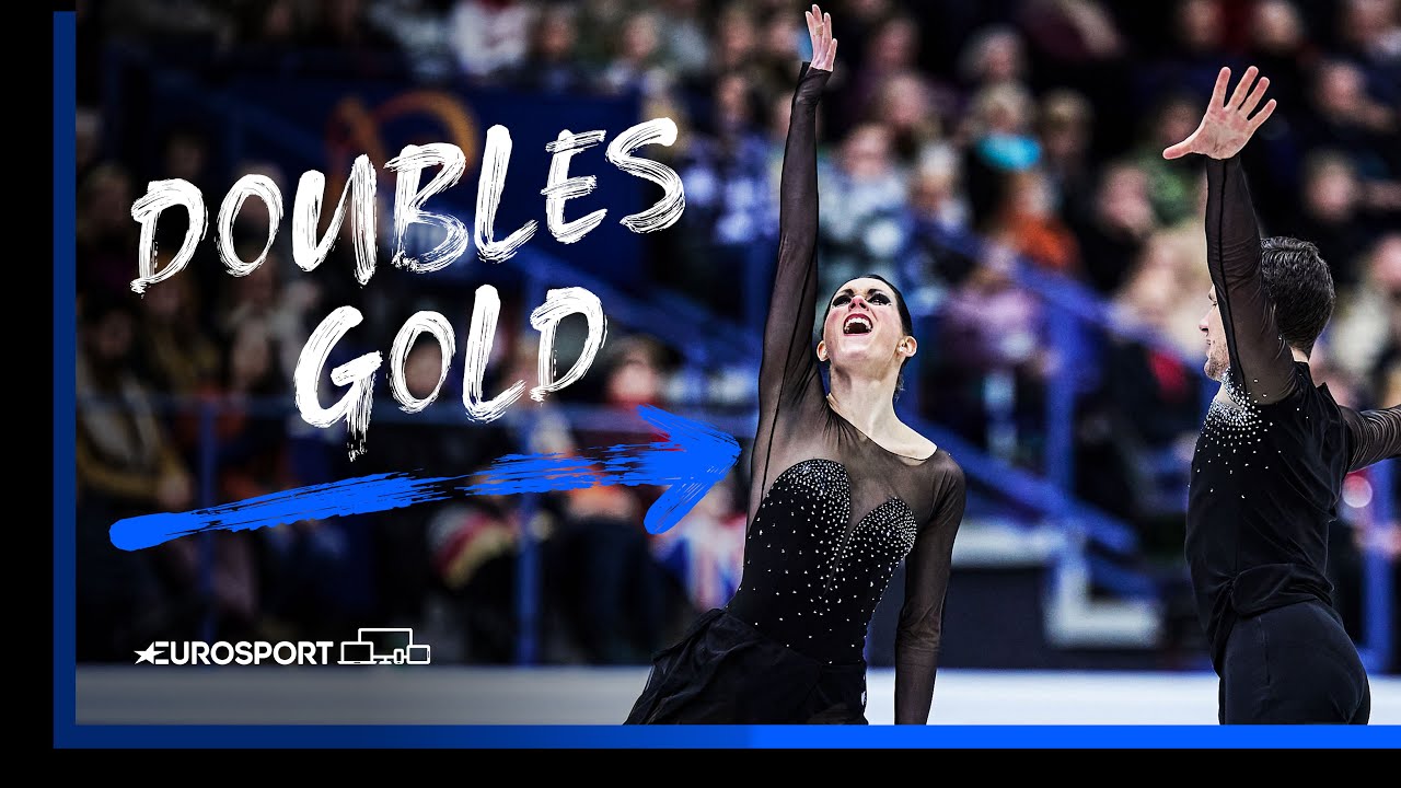 Charlene Guignard and Marco Fabbri Edge Out British Pair to Win Gold! | Eurosport