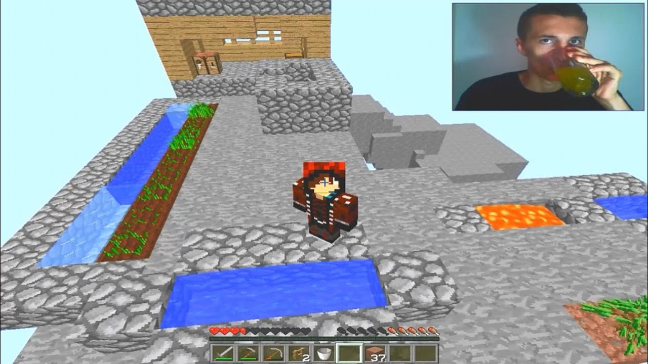 Minecraft Sky House prezivljavanje sa Edom #1 + FACECAM
