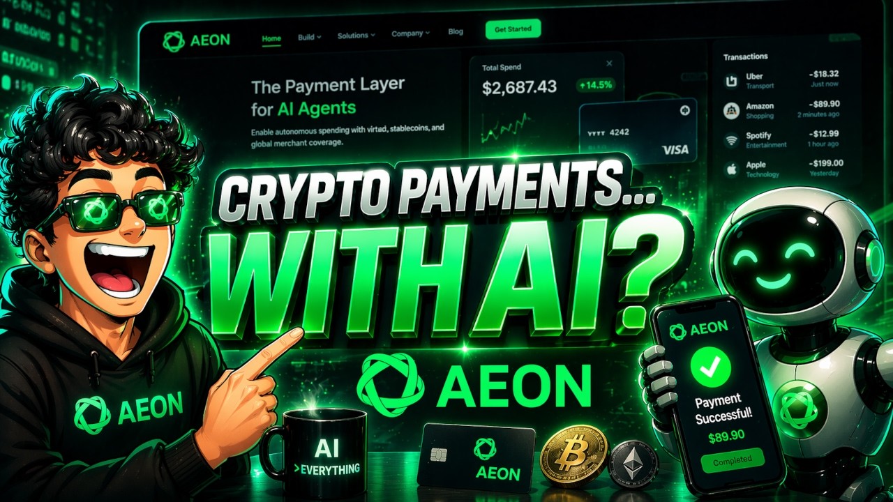 🤖 CRYPTO PAYMENTS&hellip; WITH AI? Welcome to the Future! AEON built for Agentic Economy!