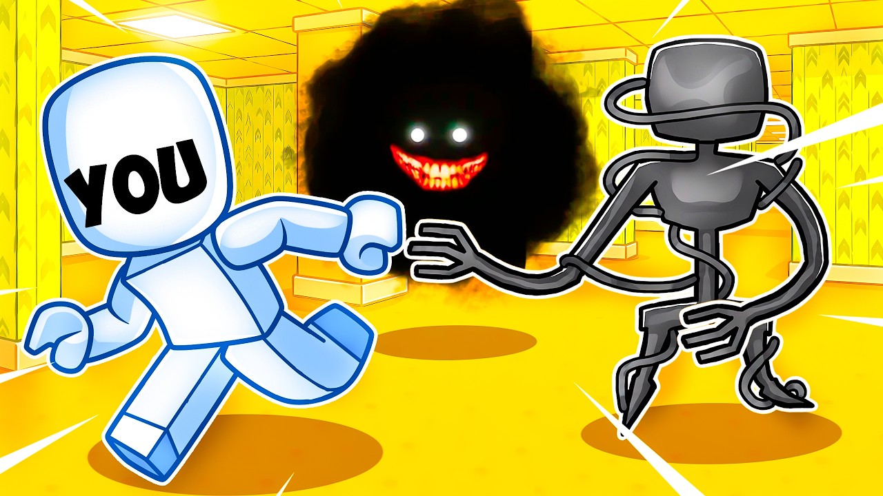 YOU Are ESCAPING The BACKROOMS in Roblox...
