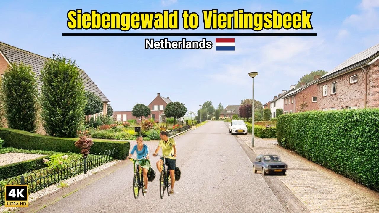 E-biking 🇳🇱: Siebengewald to Vierlingsbeek The Netherlands - 4K HDR
