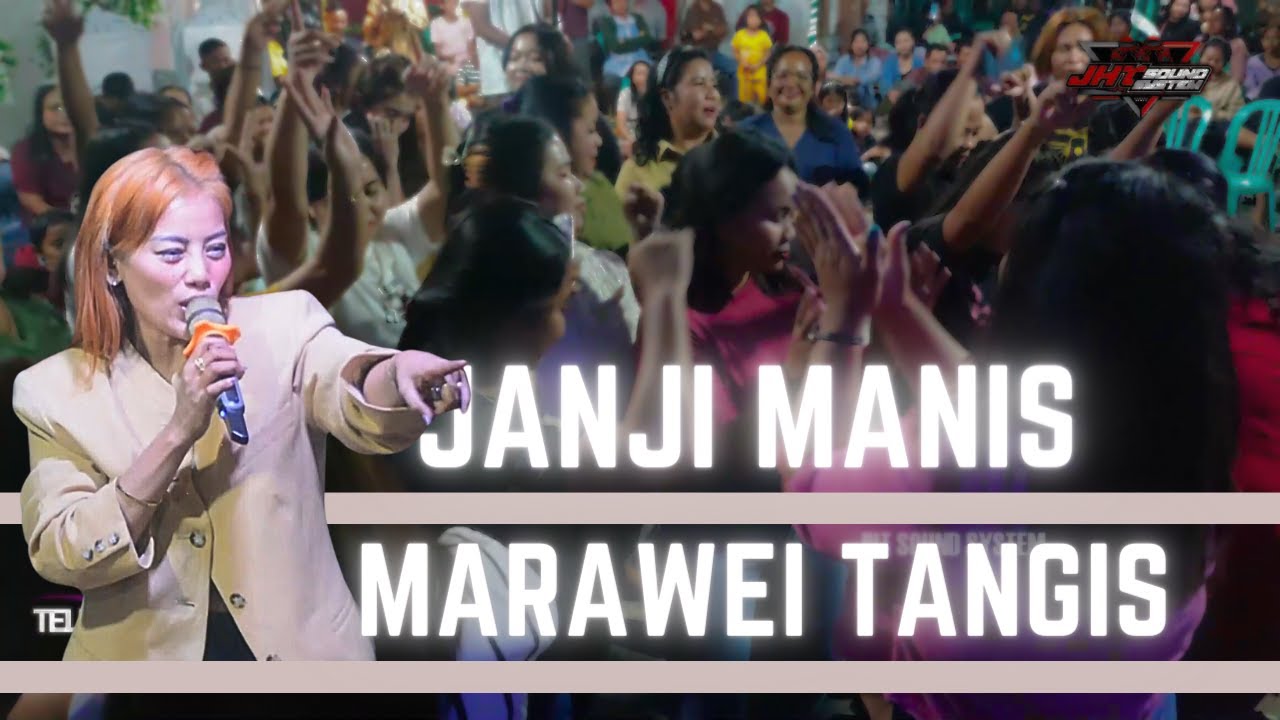 Lagu Janji Manis Marawei Tangis By Amelia Santy bikin Mendadak Galau~ Wedding Riska&Hedi Desa Henda