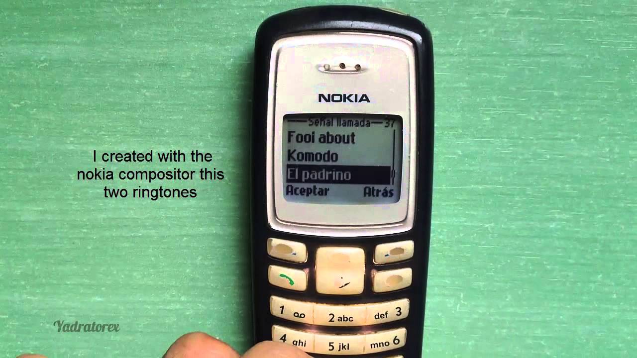 Nokia 2100 retro review (old ringtones, games & wallpapers)